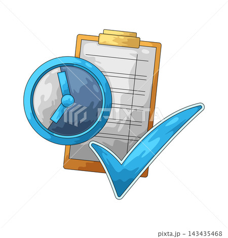 Illustration of Time Management 143435468