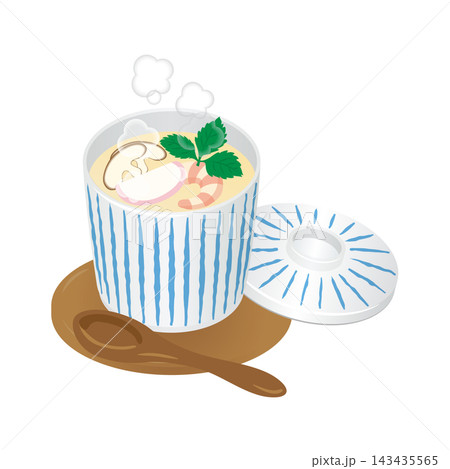 茶碗蒸し　イラスト 143435565