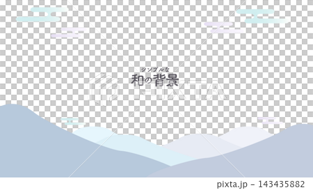 Simple Japanese-style background material - Blue Simple Japanese-style background material - Blue 143435882