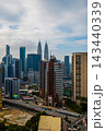 Cityscape view of Kuala Lumpur with Petronas Towers and modern architecture 143440339