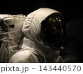 Moon Astronaut Spacesuit with Gold Visor Display 143440570