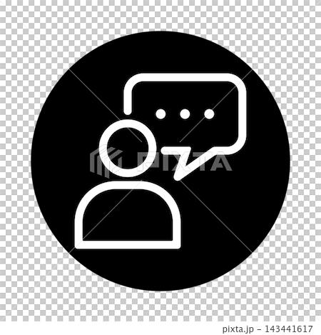 Speech bubble, character, conversation, icon Speech bubble, character, conversation, icon 143441617