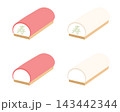 紅白かまぼこのイラスト 143442344