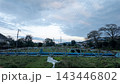 埼玉県小川町の川と古い橋がある里山風景 143446802