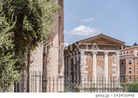 Temple of Portunus in Forum Boarium in Rome Temple of Portunus in Forum Boarium in Rome 143450440