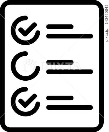 Quiz Paper Modern and Creative Icon Quiz Paper Modern and Creative Icon 143450843