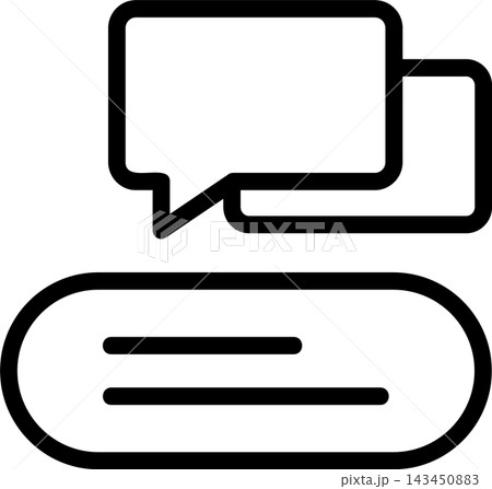 Comment Modern and Creative Icon Comment Modern and Creative Icon 143450883