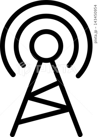 Communication Tower Modern and Creative Icon Communication Tower Modern and Creative Icon 143450954