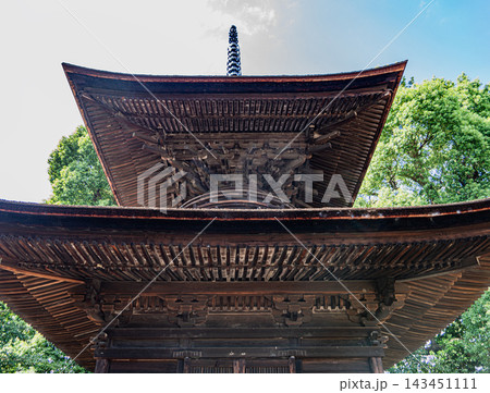 稲沢市萬徳寺境内の景色 稲沢市萬徳寺境内の景色 143451111