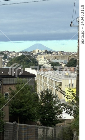横浜の街並みと富士山 横浜の街並みと富士山 143453118