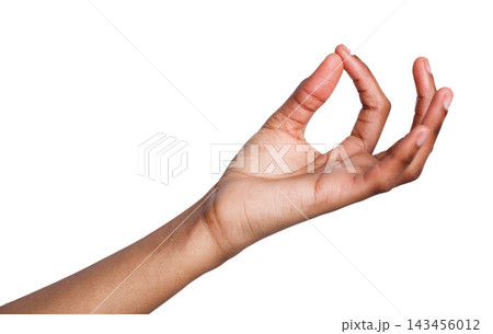 Female hand picking up or holding some items on white isolated background, cutout, copy space Female hand picking up or holding some items on white isolated background, cutout, copy space 143456012
