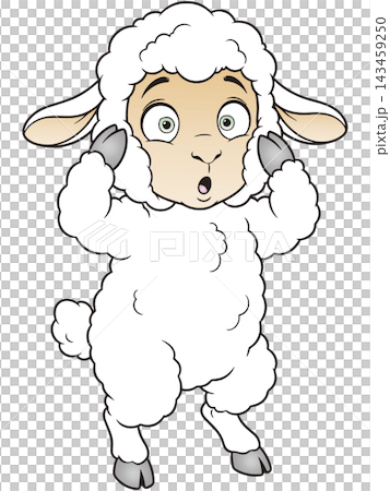 A fun animal illustration ☆ Sheep A fun animal illustration ☆ Sheep 143459250