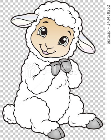 A fun animal illustration ☆ Sheep 143459252