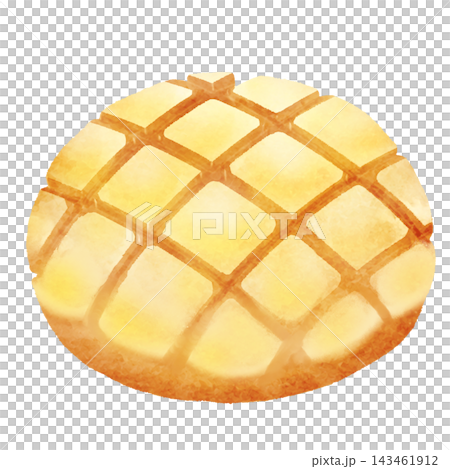 メロンパンのカラーイラスト 143461912