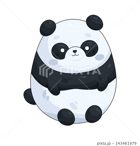 Illustration of cute toy panda 143461979