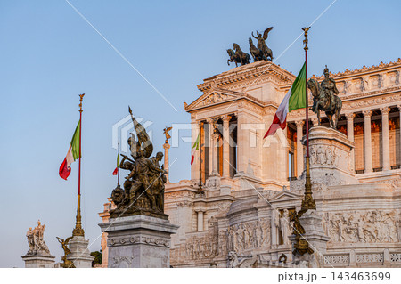 Vittoriano Monument in the sunset time Vittoriano Monument in the sunset time 143463699