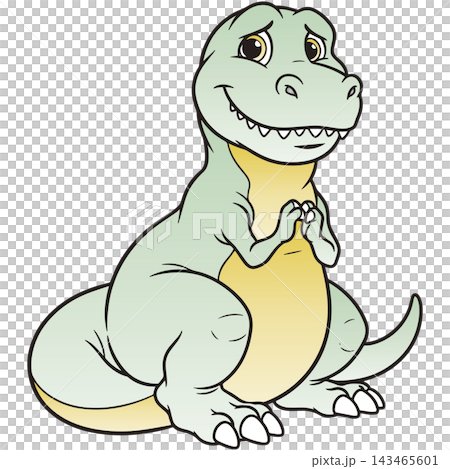 Fun dinosaur illustration ☆ Tyrannosaurus 143465601