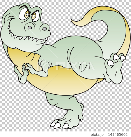 有趣的恐龍插畫☆霸王龍 143465602