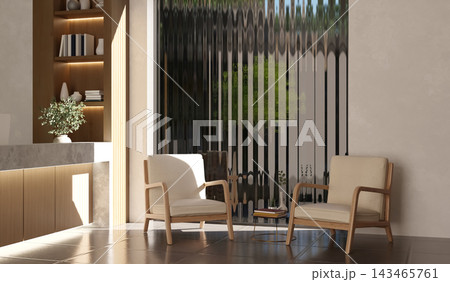 Luxury Office Reception Front Desk Hotel Lobby Counter Backdrop Luxury Office Reception Front Desk Hotel Lobby Counter Backdrop 143465761