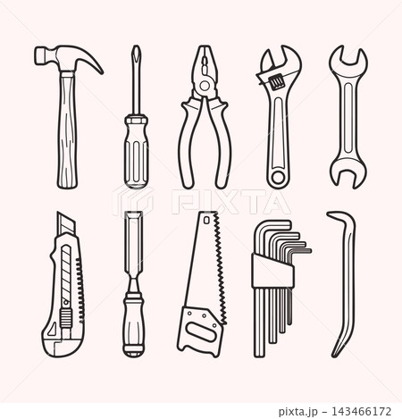 Essential Hand Tools Set Essential Hand Tools Set 143466172