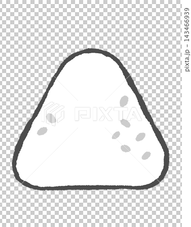 Illustration of a simple rice ball Illustration of a simple rice ball 143466939