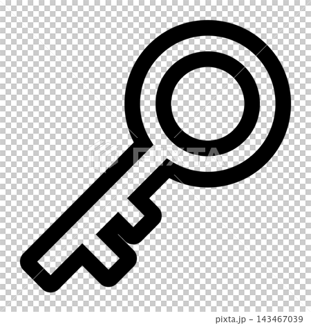 A key icon signifies access permissions and passcode settings. 143467039