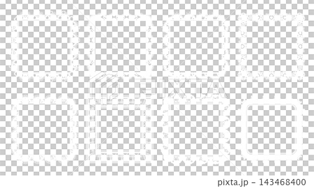一組8個優雅方形蕾絲相框 - 白色 一組8個優雅方形蕾絲相框 - 白色 143468400