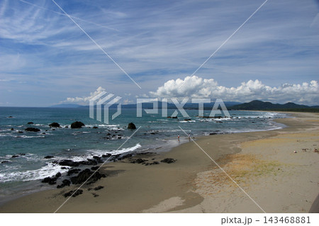 足摺半島を望む風景 143468881