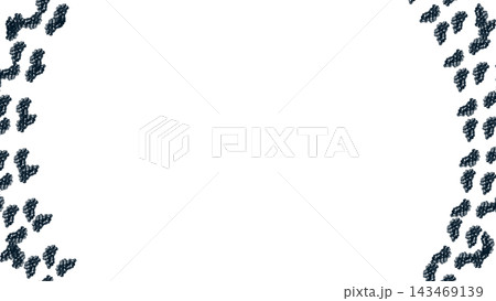 Oval frame made of grape clusters on white Oval frame made of grape clusters on white 143469139