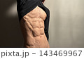 ⁠シックスパックと綺麗な肉体美の日本人男性 上半身⁠ 143469967