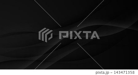 Modern abstract vector design with a black background and luxurious elements. Modern abstract vector design with a black background and luxurious elements. 143471358