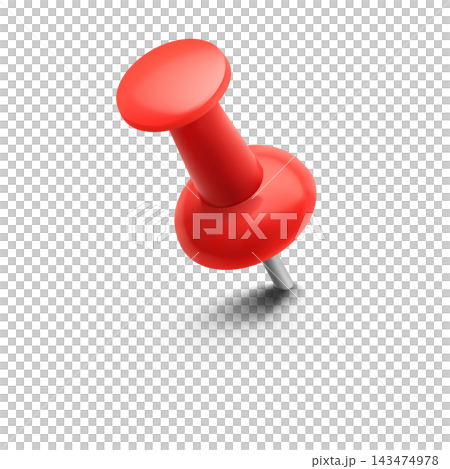 pin, vector, pushpin 143474978