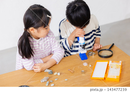小学生の自由研究イメージ　　 143477239