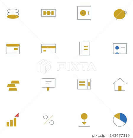 Finance and Banking Icons Set 143477319