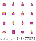 Cosmetics and Skincare Product Icons 143477375