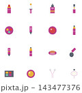 Cosmetic and Makeup Product Icons 143477376