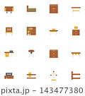 Furniture Icons Set 143477380