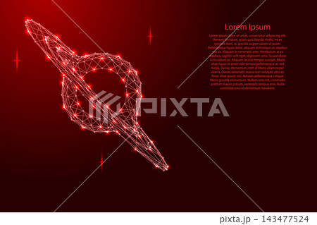 space object black hole wormhole from futuristic polygonal red lines and glowing stars for banner, poster, greeting card space object black hole wormhole from futuristic polygonal red lines and glowing stars for banner, poster, greeting card 143477524