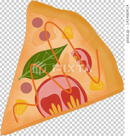triangular pizza slice 143480414