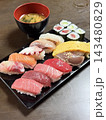 おいしそうなお寿司 143480829
