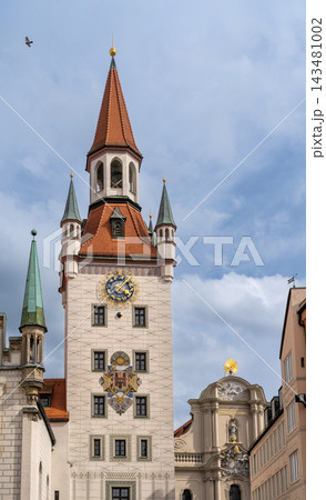 Munich Altes Rathaus Old Town Hall Marienplatz Architecture 143481002