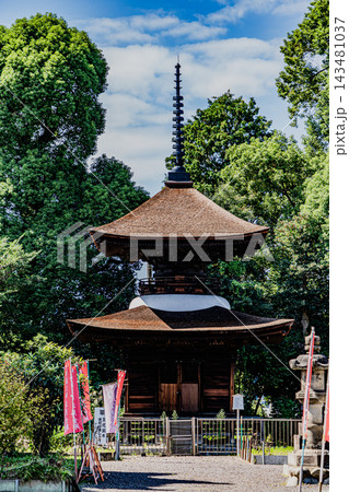 稲沢市萬徳寺境内の景色 稲沢市萬徳寺境内の景色 143481037