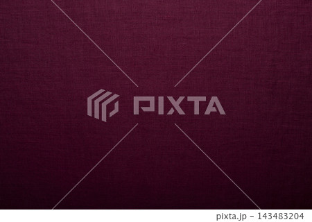 Burgundy Wine Red Linen Fabric Texture Surface Close Up Burgundy Wine Red Linen Fabric Texture Surface Close Up 143483204