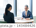 面接　面談　相談　ヒアリング　1on1 143484426