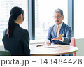面接　面談　相談　ヒアリング　1on1 143484428