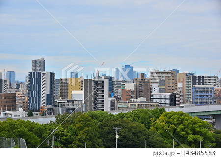 《愛知県》名古屋都市風景 Station Ai ルーフトップテラスからの風景 《愛知県》名古屋都市風景 Station Ai ルーフトップテラスからの風景 143485583