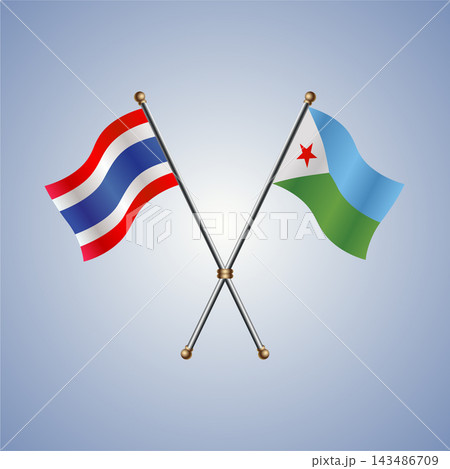 Thailand and Djibouti flag relations 143486709