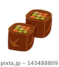 野菜の肉巻きのイラスト 143488809