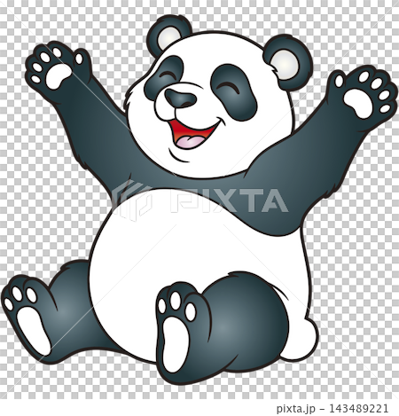 趣味動物插畫☆熊貓 143489221