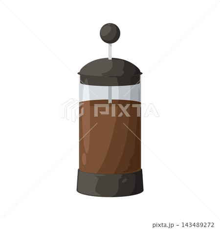 Illustration of French Press Illustration of French Press 143489272